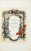 Les petits oiseaux artistes ou la volière du Garde-Chasse. Douze vignettes par E. Lejeune, coloriées avec soin.. LENEVEUX, Madame Louise: