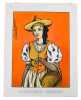 Costumes suisses. Collection de 24 planches lithogr. en couleurs. Schweizertrachten. Sammlung von 24 Lithogr. Farbtafeln.. BOHNENBLUST, Roger ...