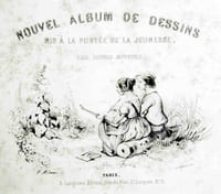 Nouvel album de dessins. Mis à la portée de la jeunesse. Par divers auteurs. Lith. de Becquet frères.
