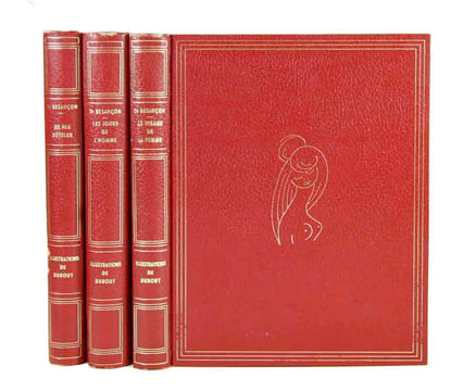 Trilogie: Les jours de l'homme  / Le visage de la femme  / Ne pas dételer. Illustrations de Dubout. Ens. 3 volumes. . BESANCON, Docteur Julien: 