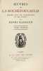 Oeuvres. Publiées avec une introduction et des notices par Henri Rambaud. En 2 volumes. . LA ROCHEFOUCAULT, Duc de: 