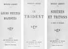 1) Leurs petites Majestés. Edition originale. 1926 268 p. / 2) Sirènes et tritons. Le roman du sous-marin. Edition originale. 1927, 248 p., Ex. num.  ...