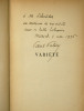 Variété.  Dixième édition.. VALERY, Paul (1871-1945):