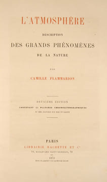 L'atmosphère et les grands phénomènes de la nature. Deuxième édtion.. FLAMMARION, Camille (1842-1925):