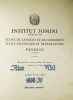 Commerce. - Institut Jomini Fondé en 1867. École de langues et de Commerce. École Technique et préparatoire PAYERNE (Vaud). Extrait d’un certain ...