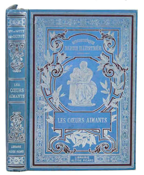 Les coeurs aimants. Mère et fille. - Fille et père. Illustrations de Jules Girardet. Nouvelle édition. Collection Picard.‘ Bibliothèque bleue ...