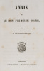 Anais. Ou les effets d’une mauvaise éducation. ‘Bibliothèque illustrée de la jeunesse chrétienne, approuvée par Monseigneur l’évêque de Limoges’.. DE ...