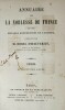 Annuaire de la noblesse de France et des maisons souveraines de l’Europe. 1860. Dix-septième (17e) année.. BOREL D’HAUTERIVE: