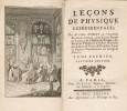 Leçons de physique expérimentale. En 6 volumes.. NOLLET, Jean-Antoine (l'Abbé) (1700-1770):