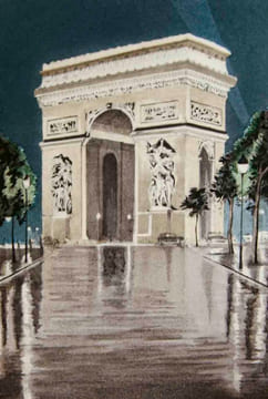 Le charme de Paris. Monuments. Illustrations en couleurs de Charles Samson.. PILON, Edmond: