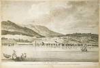Vue de Lugano. Capitale du Baillage ultramontain de ce nom, appartenant aux douze premiers Cantons, située sur les bords du Lac.. BARBIER, le, Dess. / ...