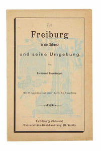 Freiburg in der Schweiz und seine Umgebung.