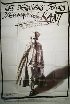 Affiche de cinéma. ‘Les derniers jours d’Emmanuel Kant’. Un film de Philippe Collin.. KANT, Emm. / PIGNON-ERNEST, Ernest:
