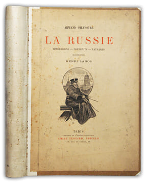 La Russie. Impressions, portraits, paysages. Illustrations de Henri Lanos.. SILVESTRE, Armand: