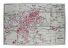 ORVIN - BIEL -:  Karte. Gest. v. H. Müllhaupt u. Sohn. 1:25000.+ Plan der Stadt Biel 1906. Masstab 1:5000. Lith. Erisshaupt & Hertig Biel. Zus. 2.. 