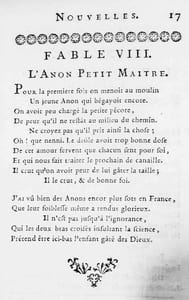 Fables nouvelles, divisées en six livres, avec des notes et un discours sur la manière de lire les fables, ou de les réciter. Nouvelle édition, revue, corrigée, & considérablement augmentée.