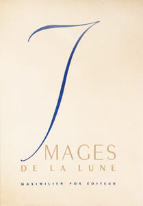 Images de la Lune. Vues par Alexandre ALEXEIEFF.