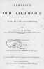 Lehrbuch der Ophthalmologie für Aerzte und Studierende. Zweite umgearb. u. vermehrte Auflage.  In zwei Bänden.. RUETE, C.G.T. (1810-1867):