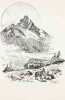 Zinal. Val d’Anniviers, Valais. (Suisse). Extrait de l’Echo des Alpes 1899 avec illustrations de O. Mähly.. 