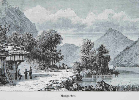 Un tour en Suisse. Histoire, science, monuments, paysages. Illustrations par Karl Girardet. 2 tomes en 1 volume.. DUVERNEY, Jacques (pseudonyme de ...