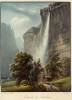 Cascade du Staubbach. (dans la vallée de Lauterbrunnen).. BIRMANN, J. del. (Johann Jakob 1763-1830), HIMELY sc.: