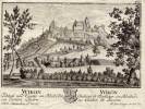 Wikon Schloss und Vogtei in Adelboden im Canton Lucern (an einem Regentag) - Wikon Château et Baillage... (un jour de pluie).. HERRLIBERGER, David sc. ...