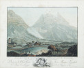 Glacier inférieur de la Vallée du Grindelwald dans le Canton de Berne.. ROSENBERG, Friedrich (1758-1833) & DESCOURTIS, Charles Melchior (1735-1820):