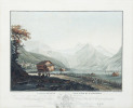 Vallon de Lenk et Glacier du Ratzliberg dans le Simmenthal.. ROSENBERG, Friedrich (1758-1833) & DESCOURTIS, Charles Melchior (1735-1820):