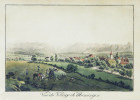 Vue du Village de Munsigen.. WEIBEL, Samuel (1771-1846):