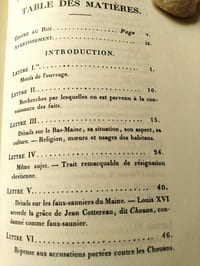 LETTRES SUR LA CHOUANNERIE ET SUR LES CHOUANS DU BAS-MAINE.