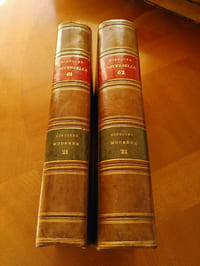 HISTOIRE UNIVERSELLE DEPUIS LE COMMENCEMENT DU MONDE JUSQU'A PRESENT, composée en Anglois par une Société de Gens de Lettres NOUVELLEMENT TRADUITE EN FRANÇOIS PAR UNE SOCIETE DE GENS DE LETTRES. 
TOMES 61 & 62 de l’HIST. UNIV. (TOMES 21 & 22 de l’HIST. MODERNE.) formant une entité.

