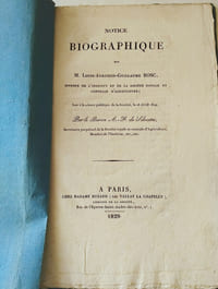 NOTICE BIOGRAPHIQUE SUR M. LOUIS -AUGUSTIN-GUILLAUME BOSC … lue )
à la séance publique de la Société , le 28 avril 1829.