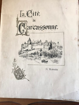LA CITÉ DE CARCASSONNE.. ROBIDA.ALBERT