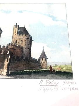 LA CITÉ DE CARCASSONNE.. ROBIDA.ALBERT
