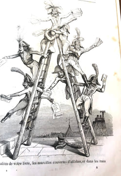 LE DIABLE A PARIS, PARIS À LA PLUME ET AU CRAYON. . GAVARNI. GRANDVILLE.