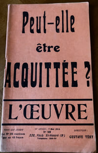 L’ŒUVRE : Peut-elle être acquittée ?