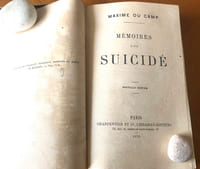 MÉMOIRES D’UN SUICIDE. 