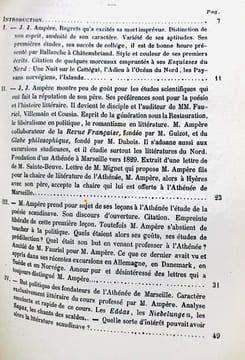 M.J.-J. AMPÈRE. ÉTUDE HISTORIQUE ET LITTÉRAIRE . 
. TAMISIER, FRANÇOIS. 