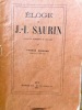 ELOGE DE J.-I. SAURIN. . BARREME, EDMOND.