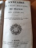 ANNUAIRE DE  L’ETAT MILITAIRE DE FRANCE POUR L’ANNEE 1834.
. 