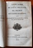 ANNUAIRE DE  L’ETAT MILITAIRE DE FRANCE POUR L’ANNEE 1826.
. 