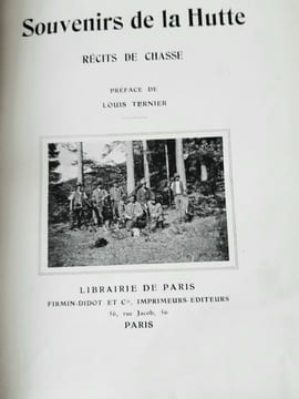 SOUVENIRS DE LA HUTTE , RECITS DE CHASSE. 
. JAQUET , JAMES .
