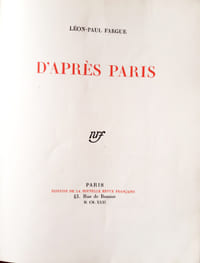 D'APRÈS PARIS.