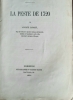 LA PESTE DE 1720 , d'apr&egrave;s des Documents in&eacute;dits. 
( Souvenirs marseillais). 
. LAFOR&Ecirc;T , AUGUSTE. 