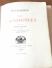 LES TRIOMPHES.
. PETRARQUE .