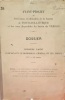 PROJET DE  DERIVATION ET UTILISATION DE LA SOURCE DE FONTAINE-L'EV&Ecirc;QUE ET DES EAUX DISPONIBLES DU BASSIIN DU VERDON 
AVANT-PROJET DE  DERIVATION ET ...
