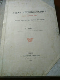 ATLAS METEOROLOGIQUE POUR L'ANNEE 1907 d'après vingt-quatre stations françaises.