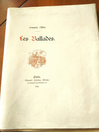 LES BALLADES DE MAISTRE FRANÇOIS VILLON