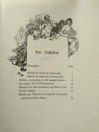 LES BALLADES DE MAISTRE FRANÇOIS VILLON