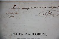 Pacta naulorum des années 1246, 1268 et 1270 recueillis, publiés et annotés par M.A.Jal